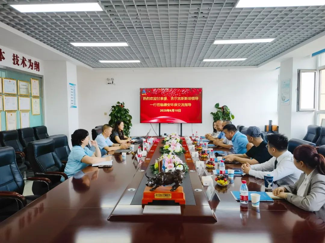 攜手共進(jìn)！甘泉堡自貿(mào)區(qū)與吉爾吉斯斯坦客商考察新疆德安環(huán)保，共探環(huán)保商機(jī)